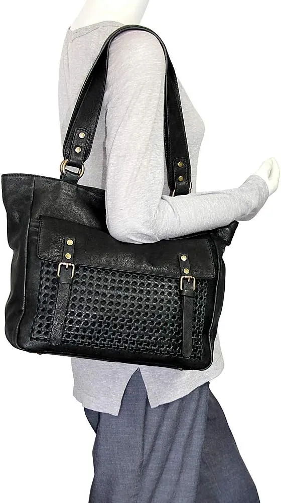 Trina Leather Tote