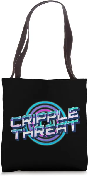 Triple Threat Disability Humor Sports Shirt Tote Bag