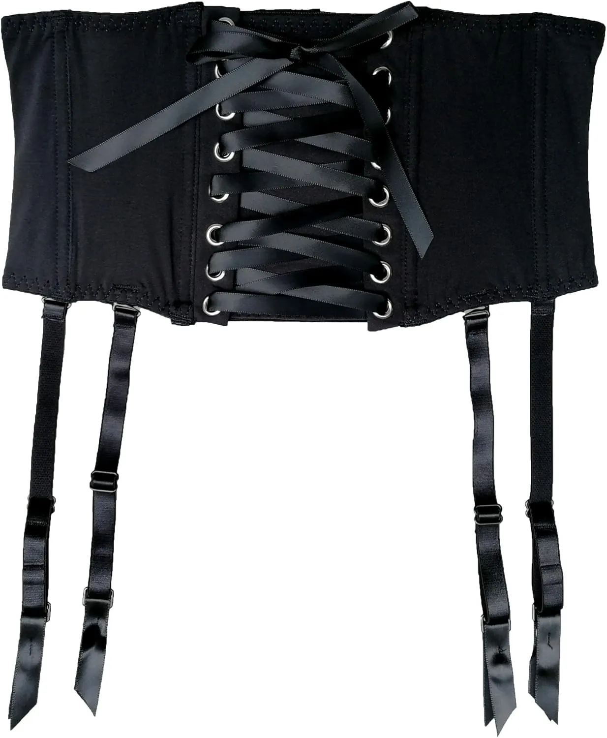TVRtyle Black Waist Training Removable Strap Women Sexy Garter Belts for Stocking S700