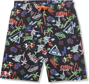 Under Armour Boys Compression Lined Volley, Swim Trunks, Shorts with Drawstring Closure & Elastic Waistband