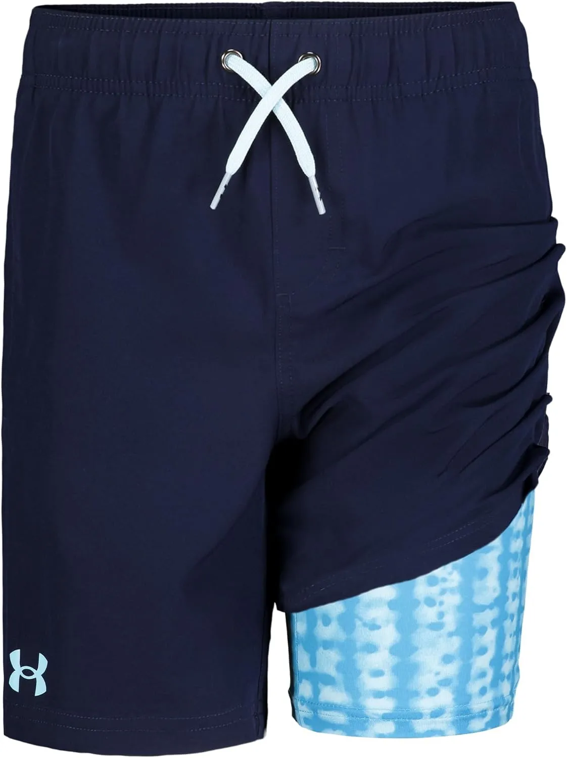 Under Armour Boys Compression Lined Volley, Swim Trunks, Shorts with Drawstring Closure & Elastic Waistband