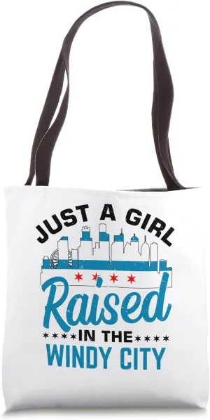 Unique Chicago Skyline Windy City 312 Tote Bag