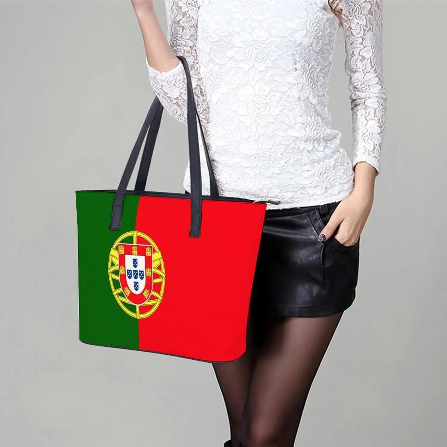 Unique New Zealand Flag Large Handbag Women Leather Ideal for Work and Leisure