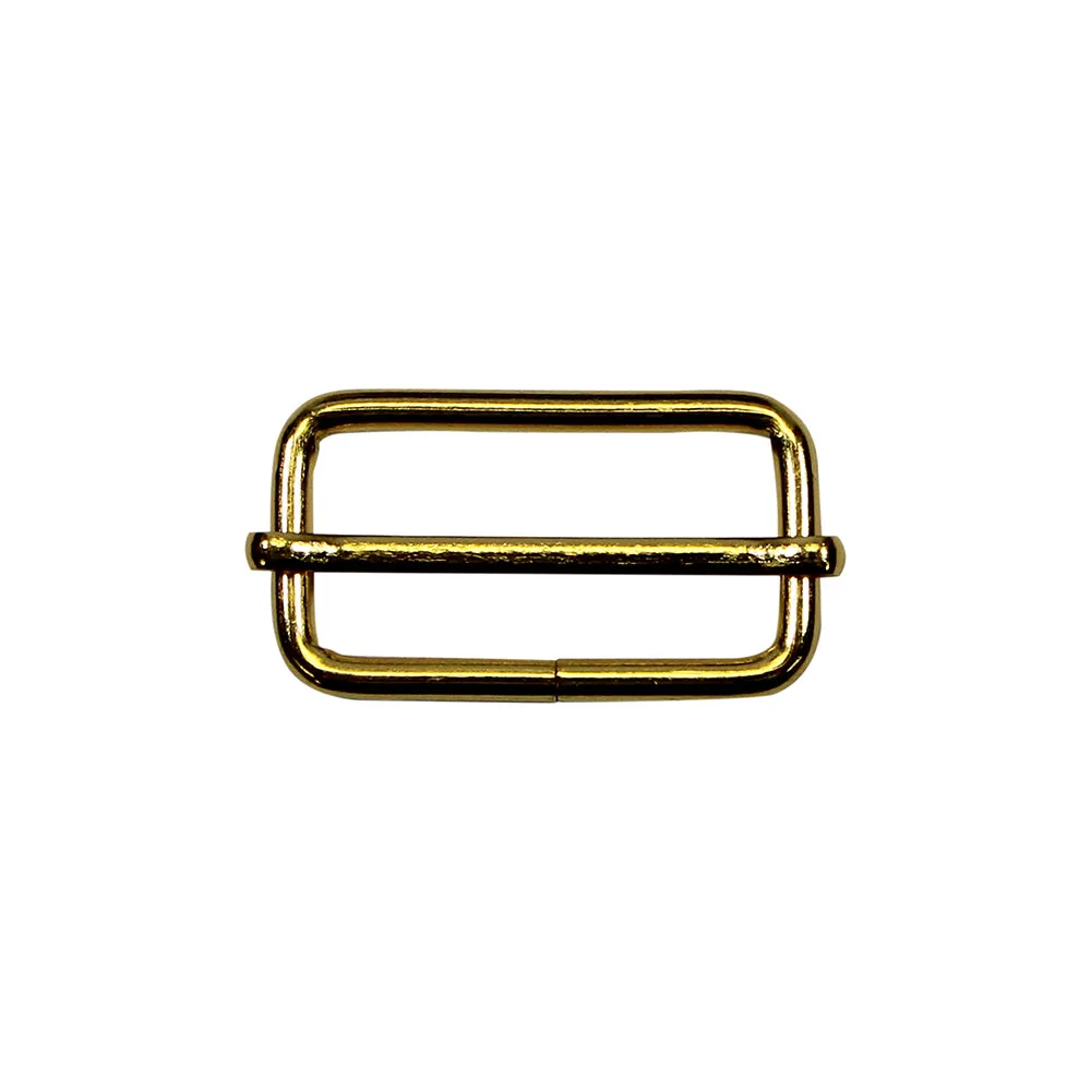 UNIQUE SEWING Slide Buckle - Metal - 32mm (11⁄4″) - Gold - 2 pcs