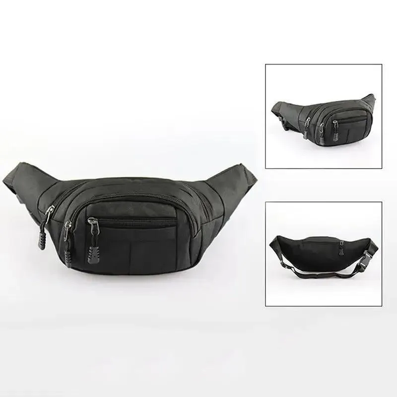 Unisex Casual Chest Belt Simple Waist Bag Adjustable Fanny Pack Pouch Outdoors Traveling Bag