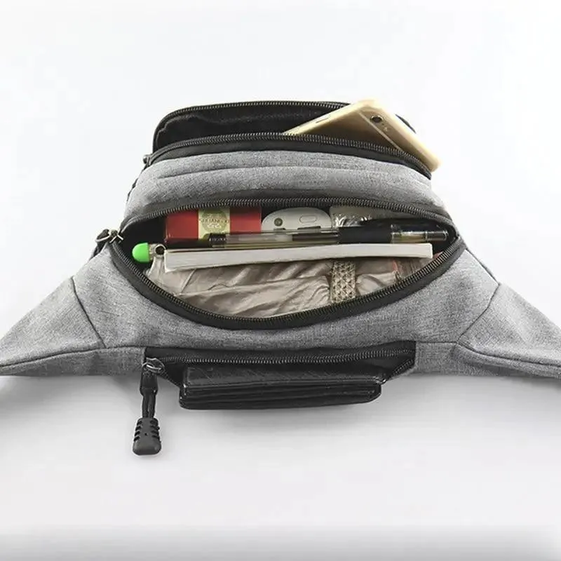 Unisex Casual Chest Belt Simple Waist Bag Adjustable Fanny Pack Pouch Outdoors Traveling Bag