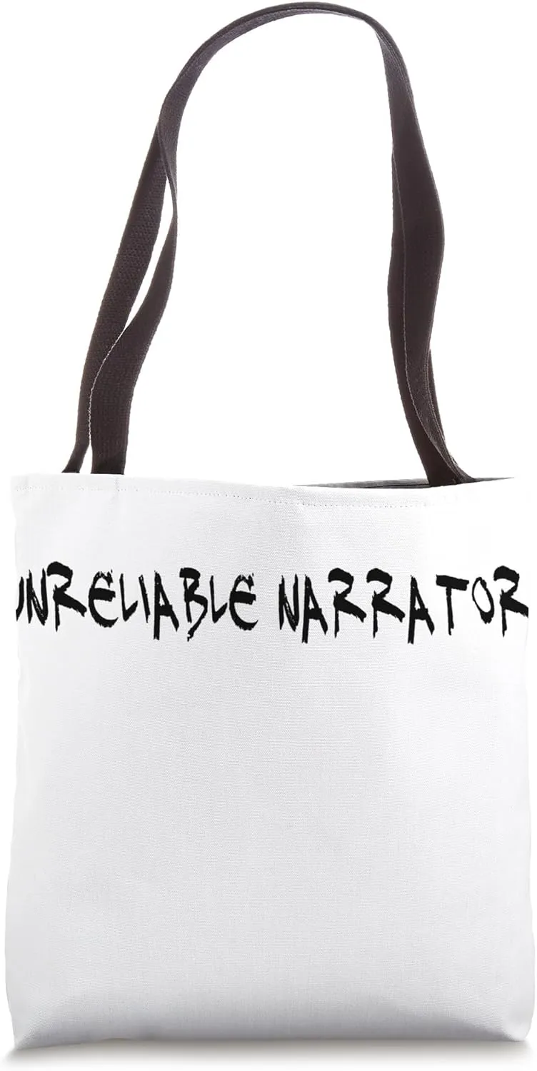 Unreliable Narrator - Unique Storyteller Tee for Book Lovers Tote Bag