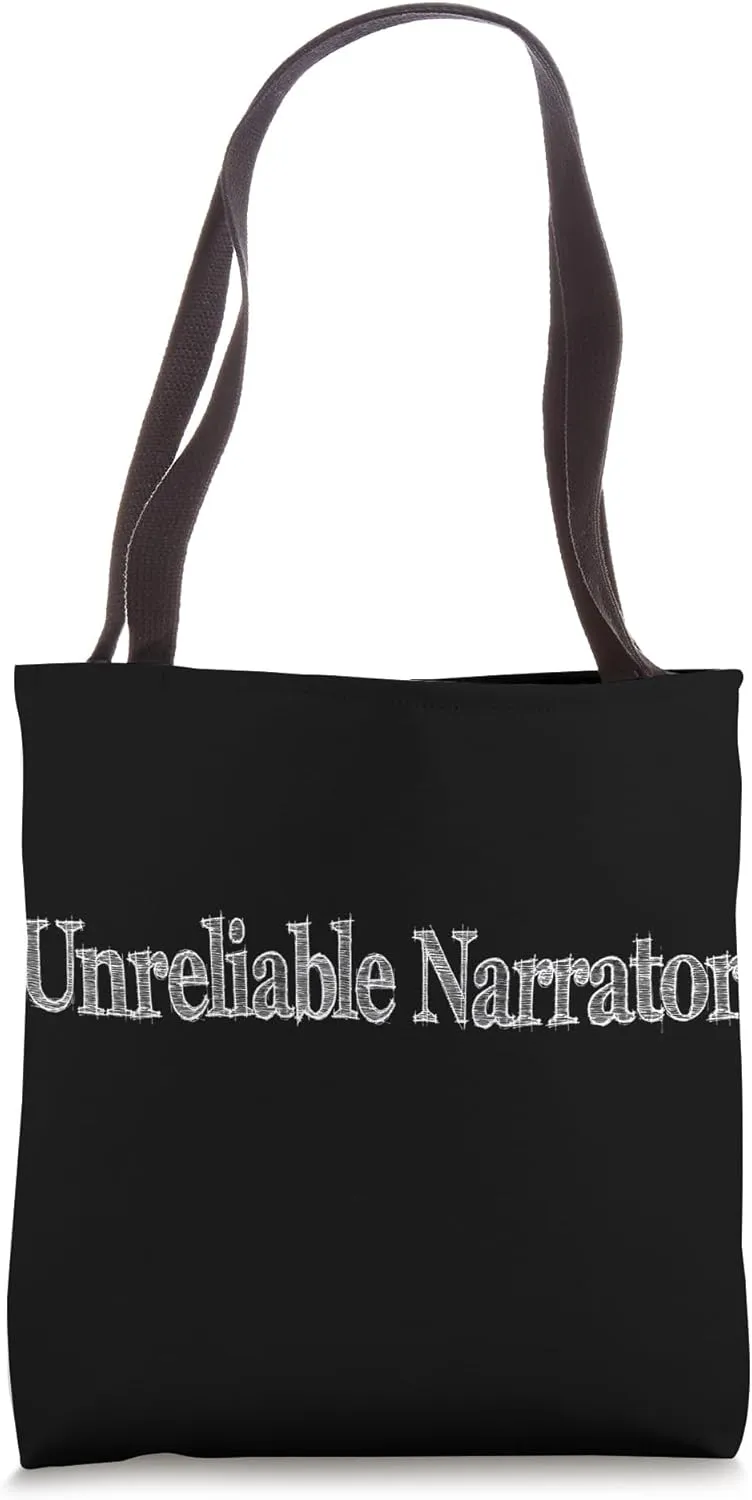 Unreliable Narrator - Unique Storyteller Tee for Book Lovers Tote Bag