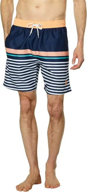 U.S. POLO ASSN. Stripe Swim Shorts Classic Navy LG
