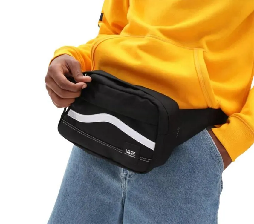 Vans Construct Cross Body Bag Black White