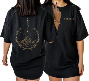 Velaris City of Starlight Tshirt - The Night Court Acotar 2 Sided Tshirt, Sarah J Maas Clothing