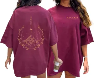 Velaris City of Starlight Tshirt - The Night Court Acotar 2 Sided Tshirt, Sarah J Maas Clothing