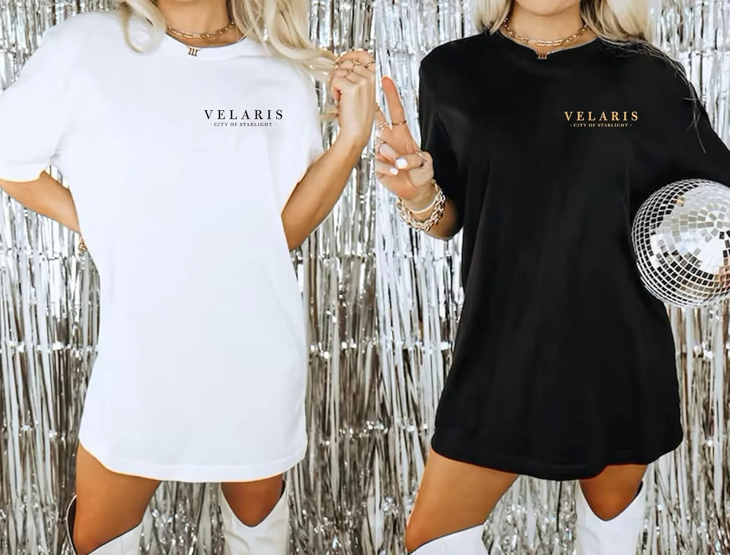 Velaris City of Starlight Tshirt - The Night Court Acotar 2 Sided Tshirt, Sarah J Maas Clothing