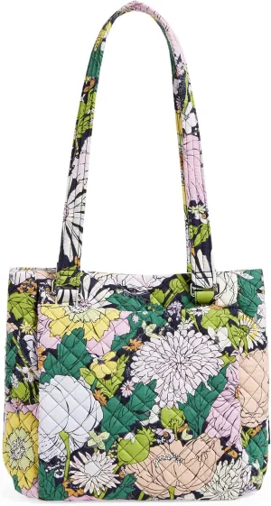 Vera Bradley Women's Cotton Multi-Compartment Shoulder Satchel Purse