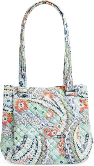 Vera Bradley Women's Cotton Multi-Compartment Shoulder Satchel Purse