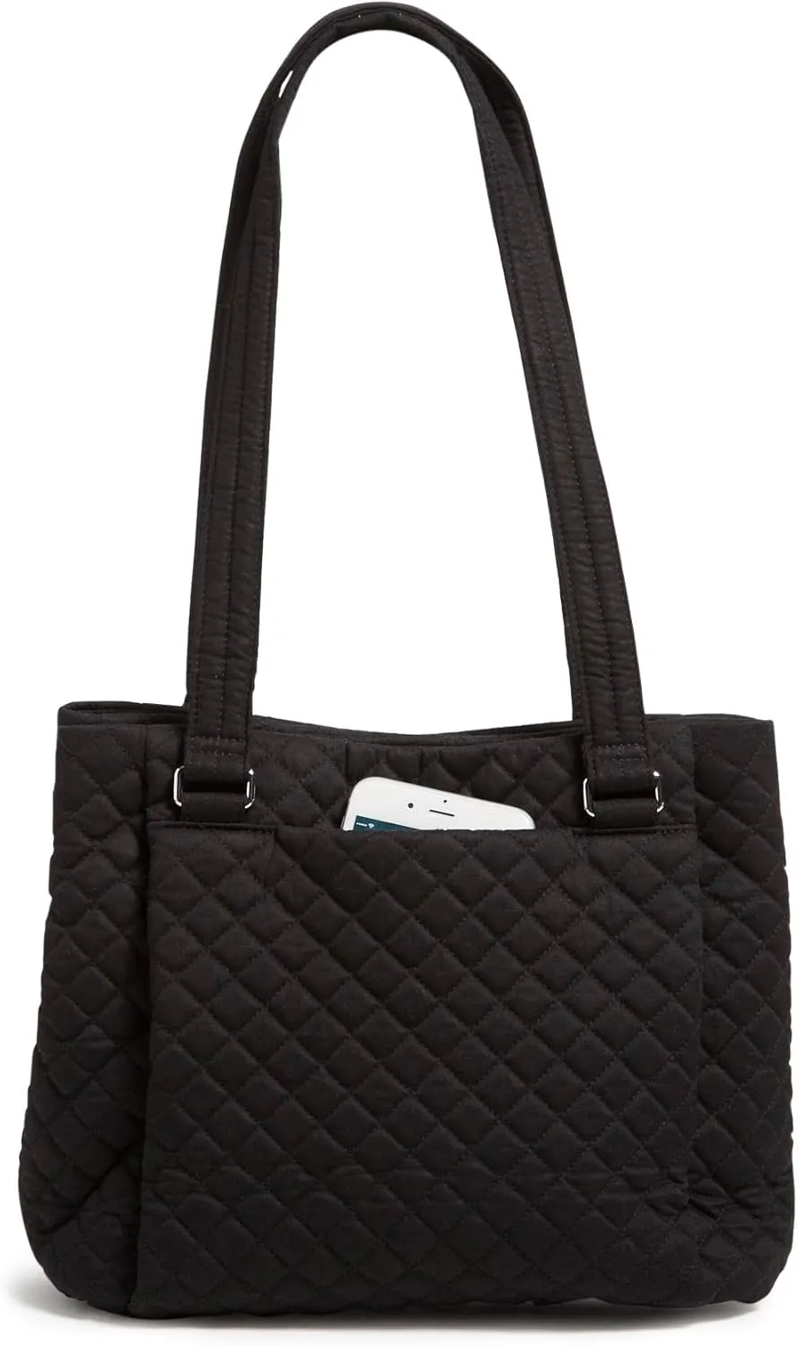 Vera Bradley Women's Cotton Multi-Compartment Shoulder Satchel Purse