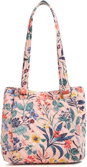Vera Bradley Women's Cotton Multi-Compartment Shoulder Satchel Purse