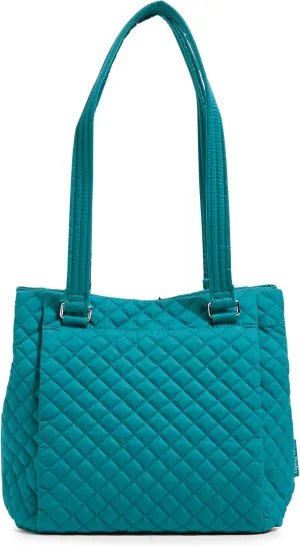 Vera Bradley Women's Cotton Multi-Compartment Shoulder Satchel Purse