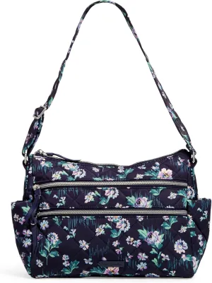 Vera Bradley Women's Performance Twill Triple Zip Shoulder Satchel Purse