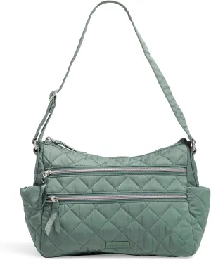 Vera Bradley Women's Performance Twill Triple Zip Shoulder Satchel Purse