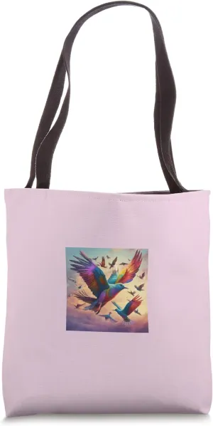 Vibrant Elegance ,Unique Handheld Accessory Tote Bag