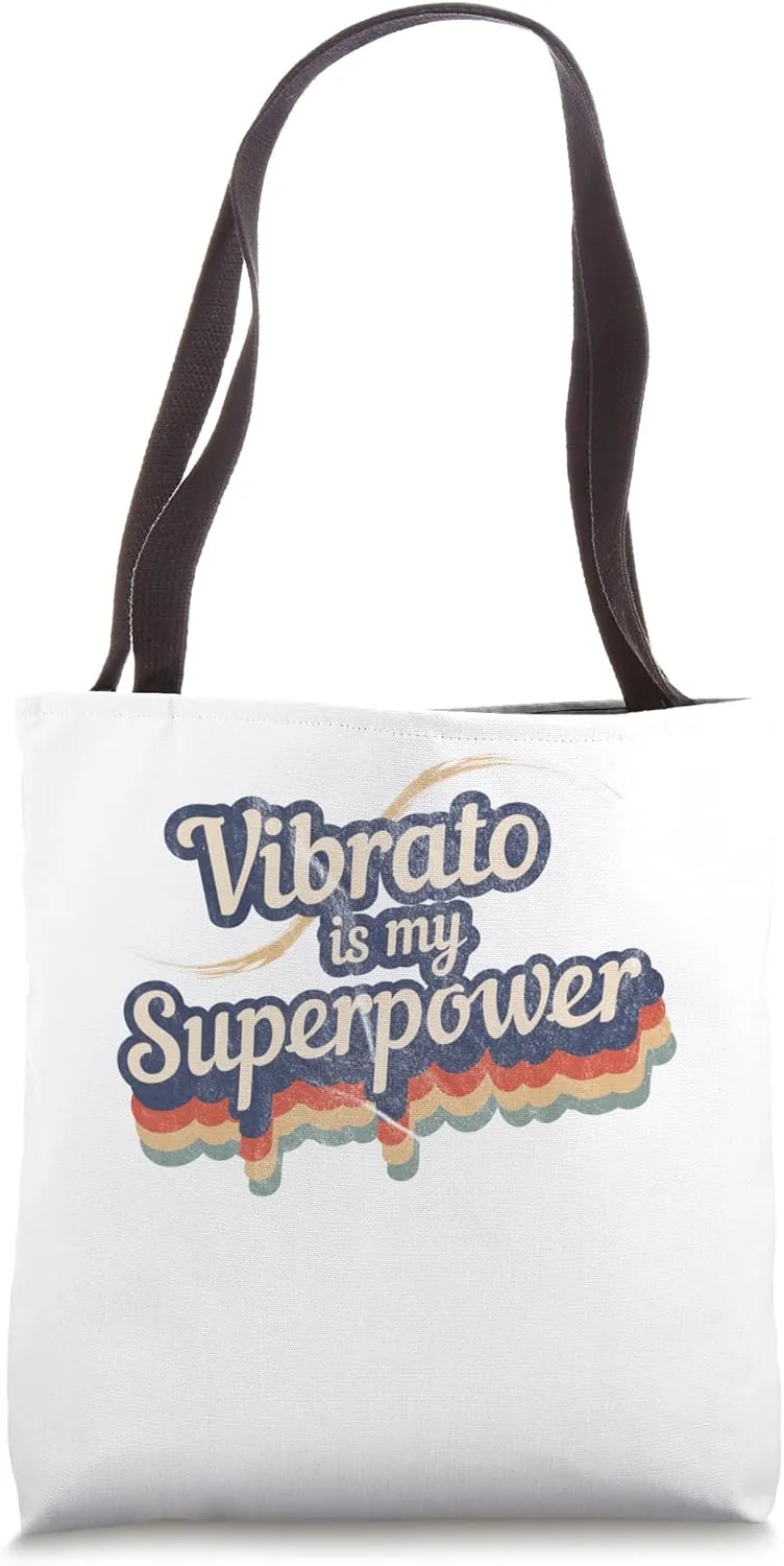 Vibrato Is My Superpower Design Vibrato Tote Bag