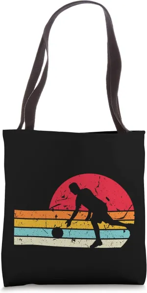 Vintage Bowling Design for Bowler Retro Tote Bag