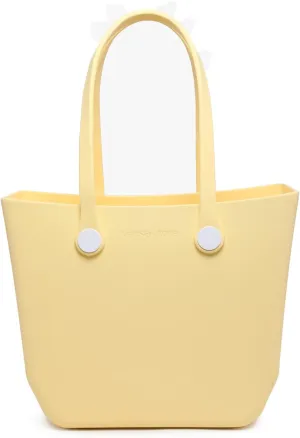 VIRA Medium Rubber Beach Bag Lightweight Waterproof Washable Durable Travel Tote for Boat Pool Sports Gym