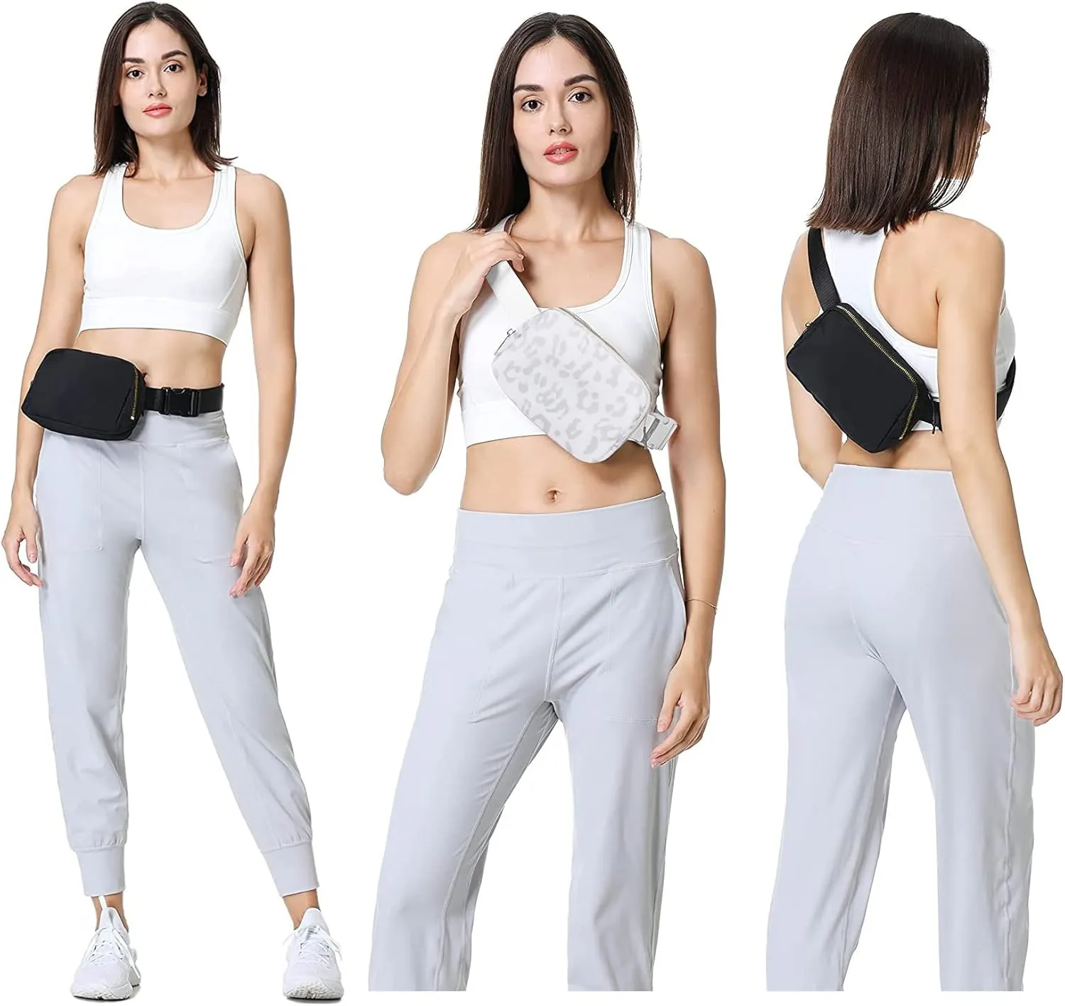 VOROLO Fanny Pack For Women And Men Crossbody Bag Belt Bag with Adjustable Strap Easter Gifts