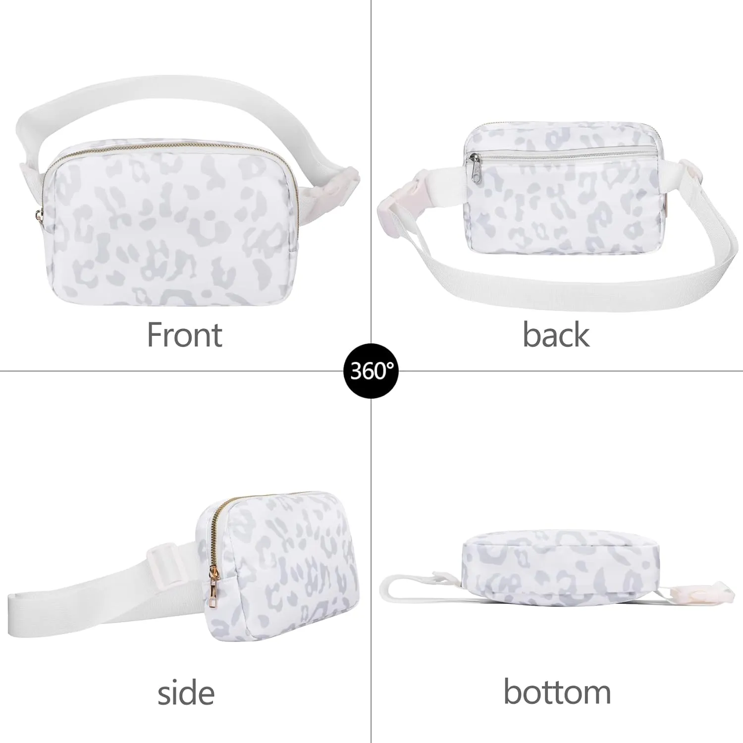 VOROLO Fanny Pack For Women And Men Crossbody Bag Belt Bag with Adjustable Strap Easter Gifts