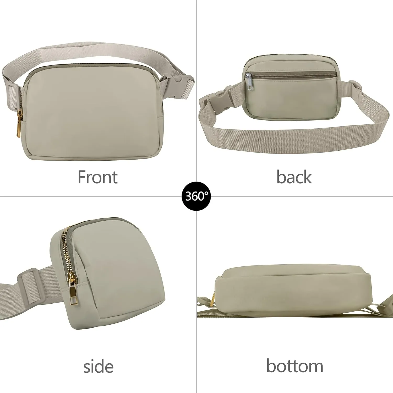 VOROLO Fanny Pack For Women And Men Crossbody Bag Belt Bag with Adjustable Strap Mothers Day Gifts