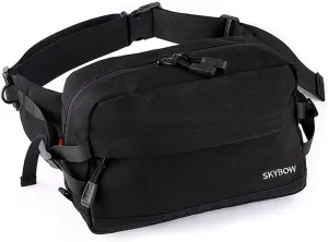 Waist Pack Bag Large Fanny Pack for Men&Women Waterproof Outdoor Casual Hip Bag Bum Bag work Traveling Hiking Cycling (BLACK)
