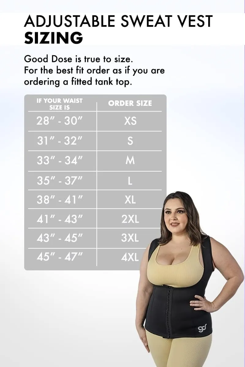 Waist Trainer Sauna Vest, Compression Stomach Belt, Lower Belly Wrap Shaper, Women's Plus Size