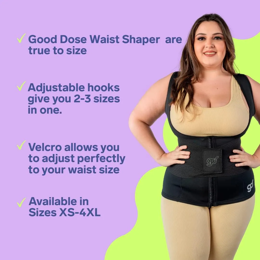 Waist Trainer Sauna Vest, Compression Stomach Belt, Lower Belly Wrap Shaper, Women's Plus Size