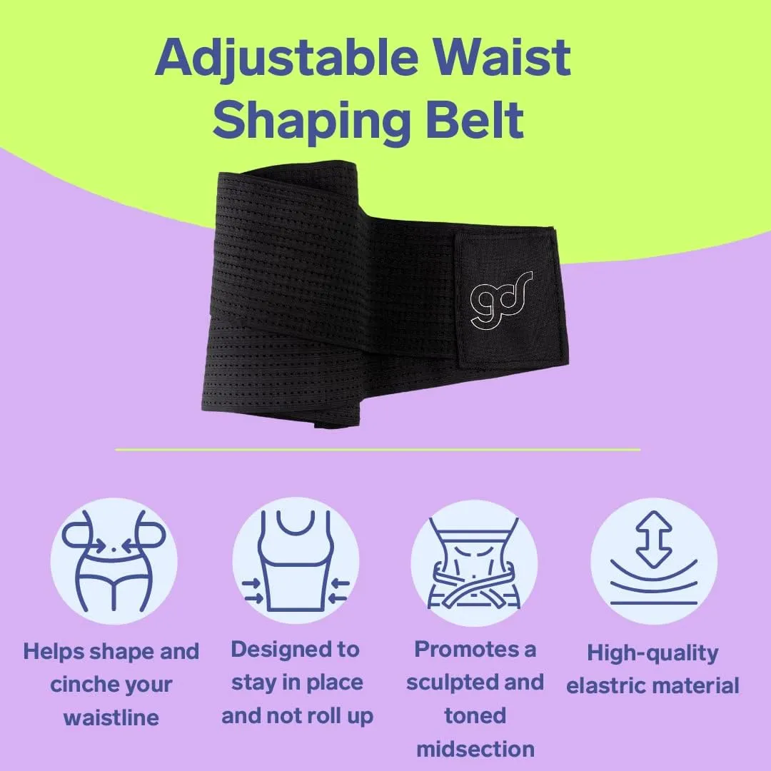 Waist Trainer Sauna Vest, Compression Stomach Belt, Lower Belly Wrap Shaper, Women's Plus Size