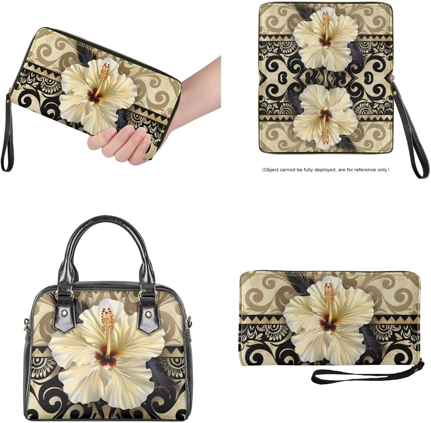 Waterproof Wallet and Purse Set Womens Satchel Purses and Handbags Top Handle Bag for Shopping