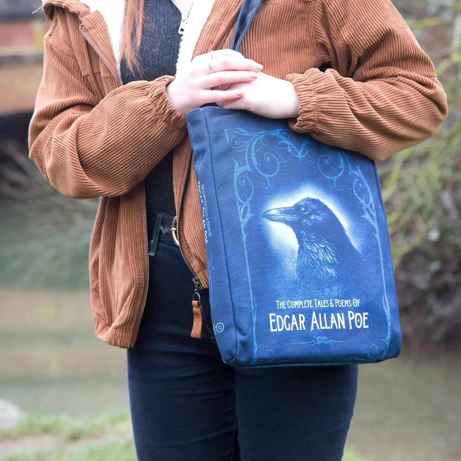 Well Read Book Themed Tote Bag for Book Lovers - Ideal Literary Gifts for Readers & Bookworms - Versatile Shoulder Bag