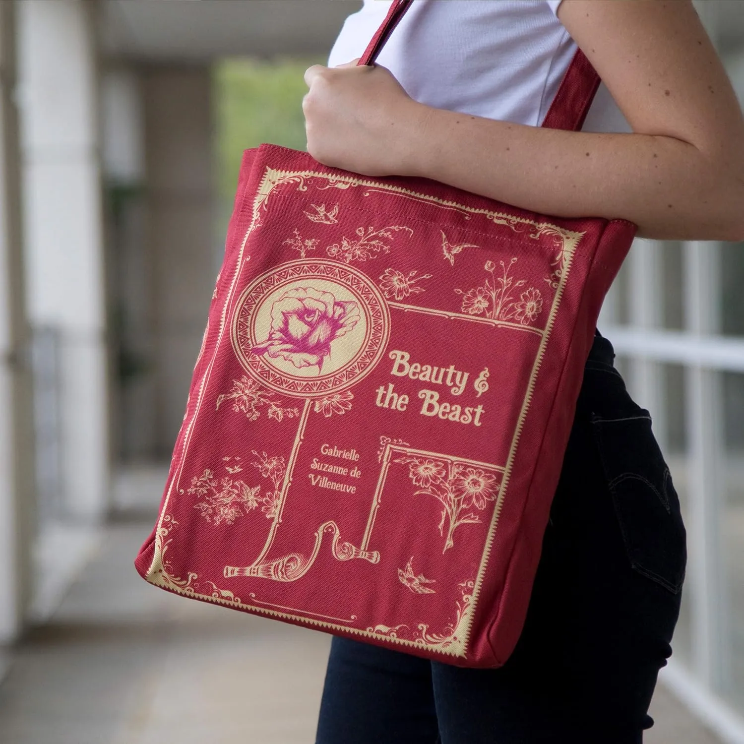 Well Read Book Themed Tote Bag for Book Lovers - Ideal Literary Gifts for Readers & Bookworms - Versatile Shoulder Bag