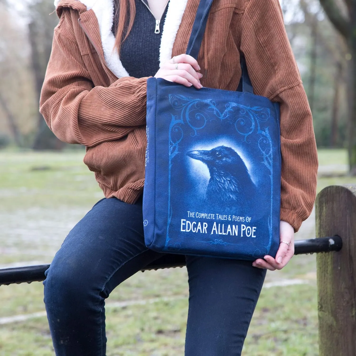 Well Read Book Themed Tote Bag for Book Lovers - Ideal Literary Gifts for Readers & Bookworms - Versatile Shoulder Bag