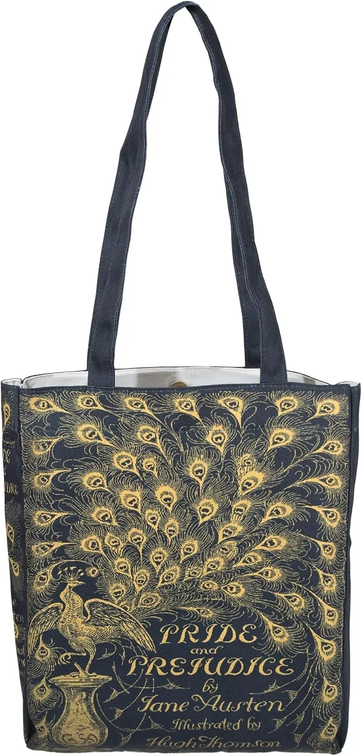 Well Read Book Themed Tote Bag for Book Lovers - Ideal Literary Gifts for Readers & Bookworms - Versatile Shoulder Bag