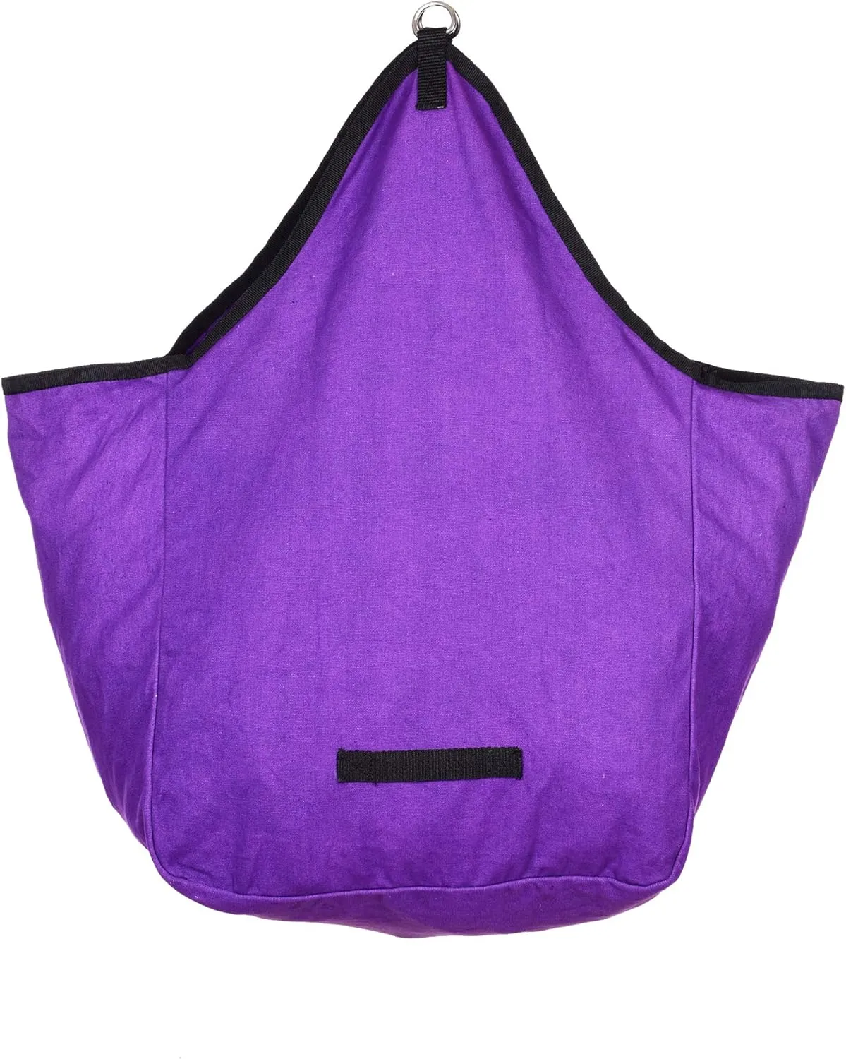 WESTRIDE Canvas Horse Hay Bag Heavy Duty Extra Wide Width 19" L x 19" H x 12W (Black)