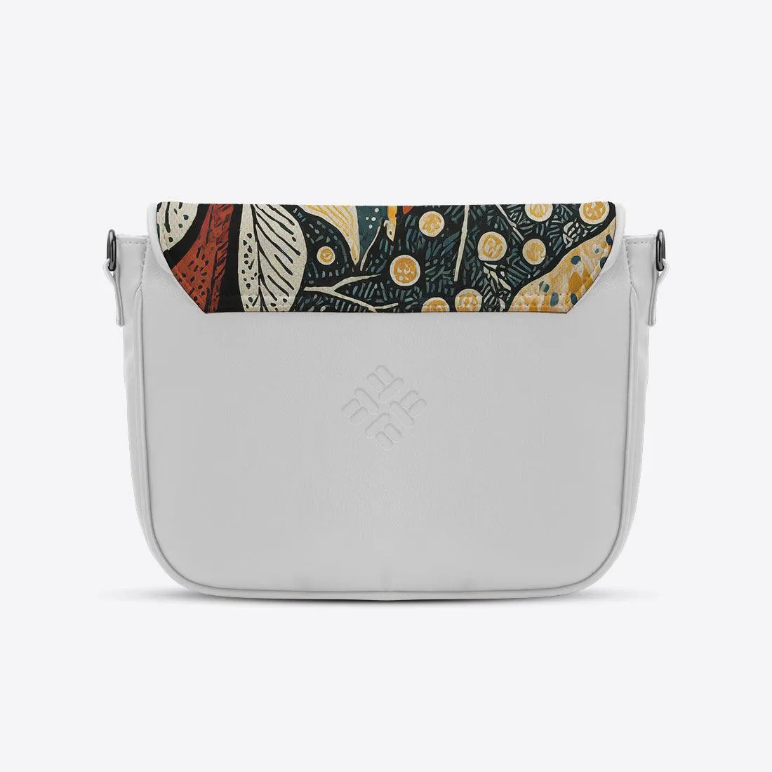 White Messenger Crossbody Mixture