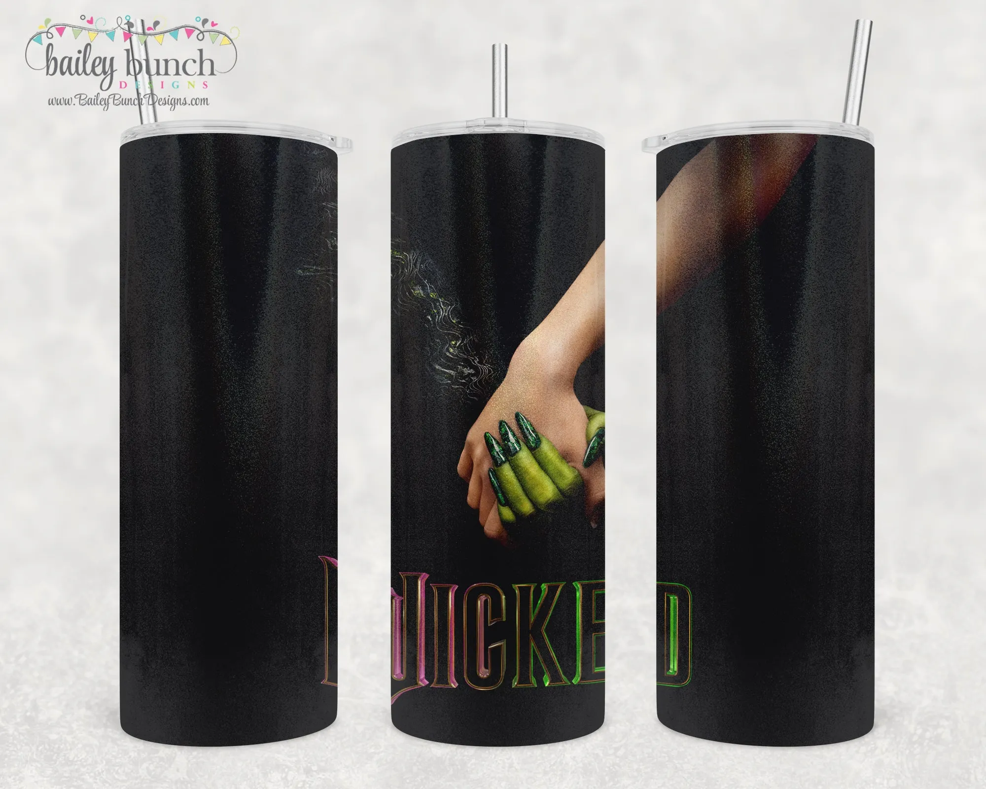 Wicked Shimmer Glitter Tumbler TUMBWICKEDD0520