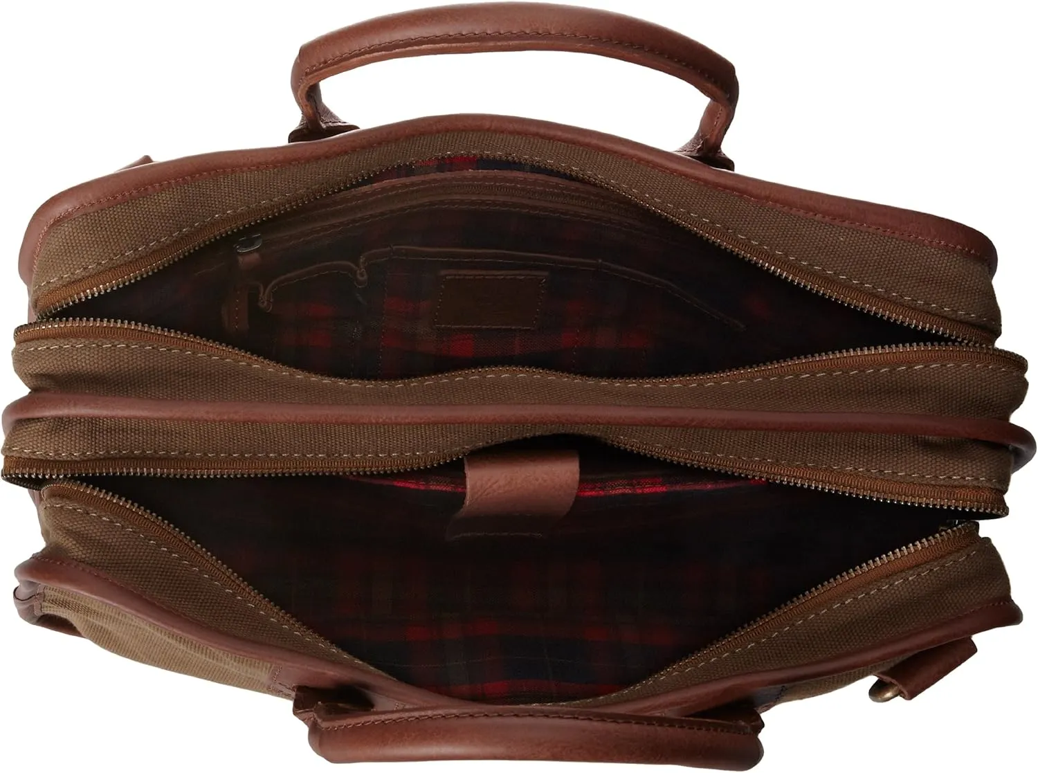 Will Leather Goods Men's Aldridge Portfolio Briefcase, Tobacco, One Size