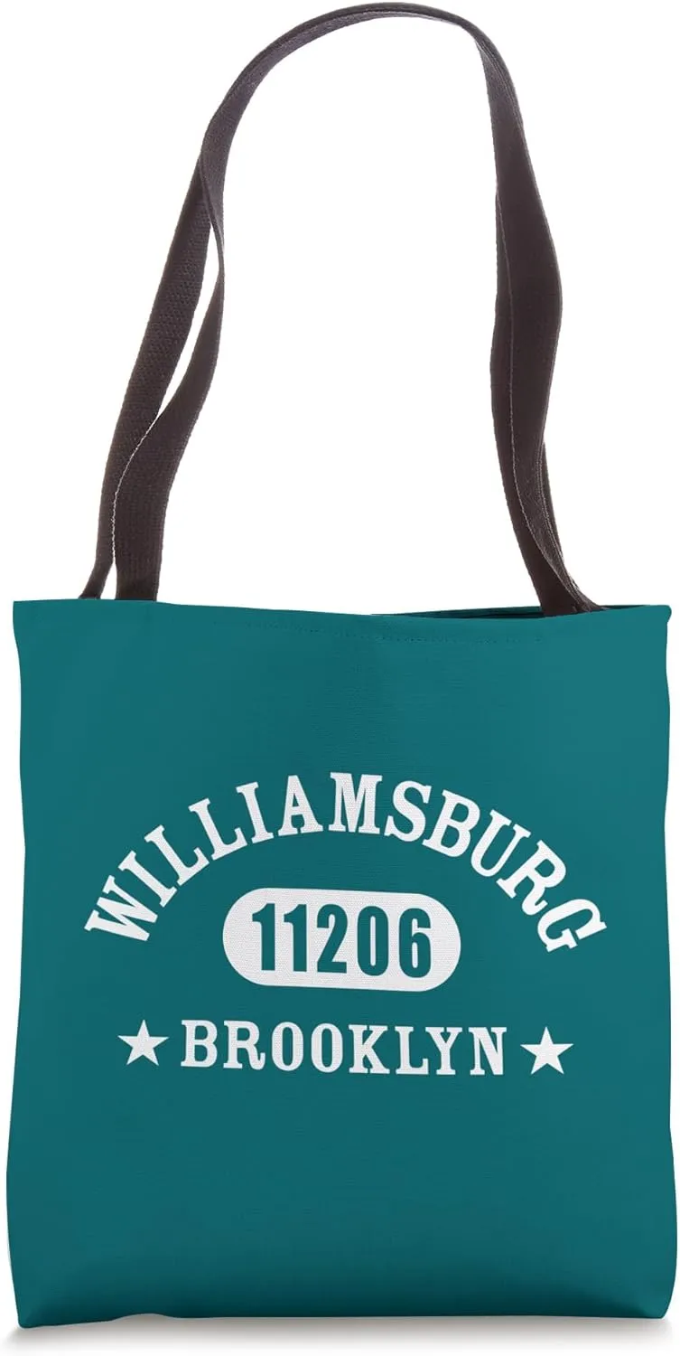 WILLIAMSBURG Brooklyn NY 11206 Athletic Design Tote Bag
