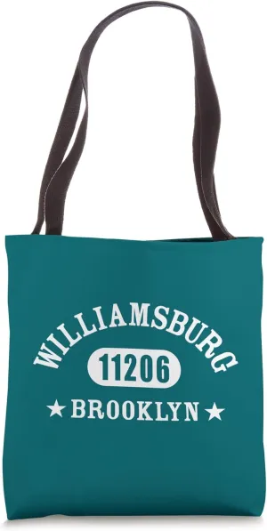 WILLIAMSBURG Brooklyn NY 11206 Athletic Design Tote Bag