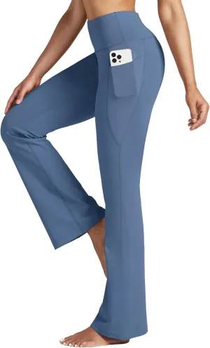 Willit Women's Yoga Pants 27"/29"/31"/33" Flare Leggings Bootcut High Waist Tummy Control Workout Pants with Pockets