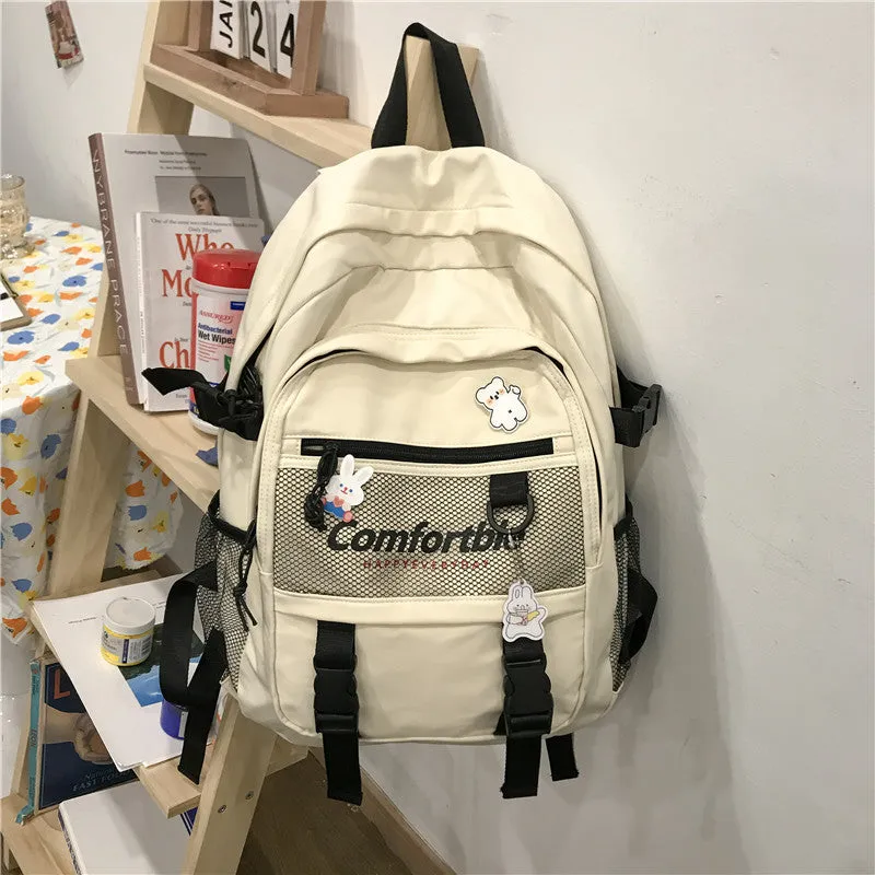 Wind Large Capacity High Female Korean Backpacks