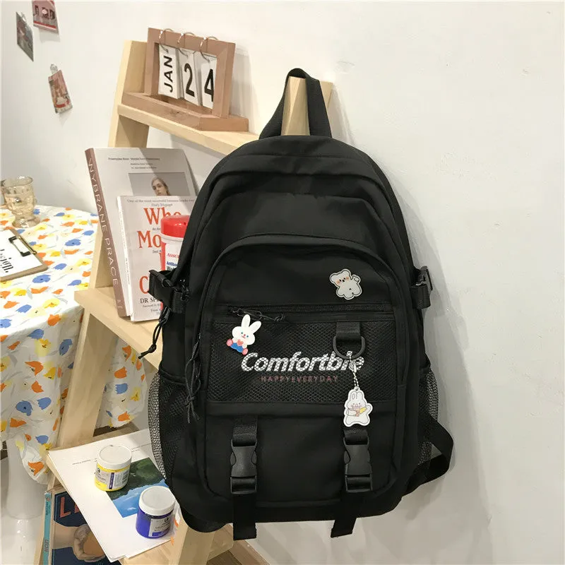 Wind Large Capacity High Female Korean Backpacks