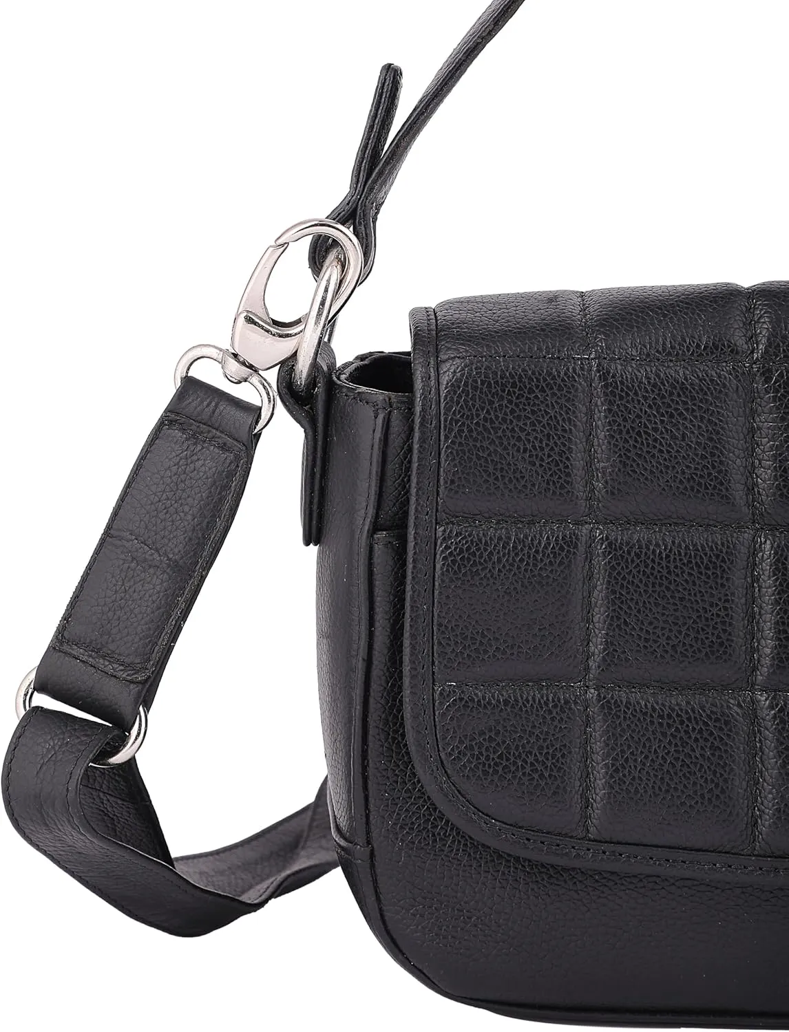 Women Crossbody Bag Leather Shoulder Bag Top Handle Satchel Medium Purse for Ladies